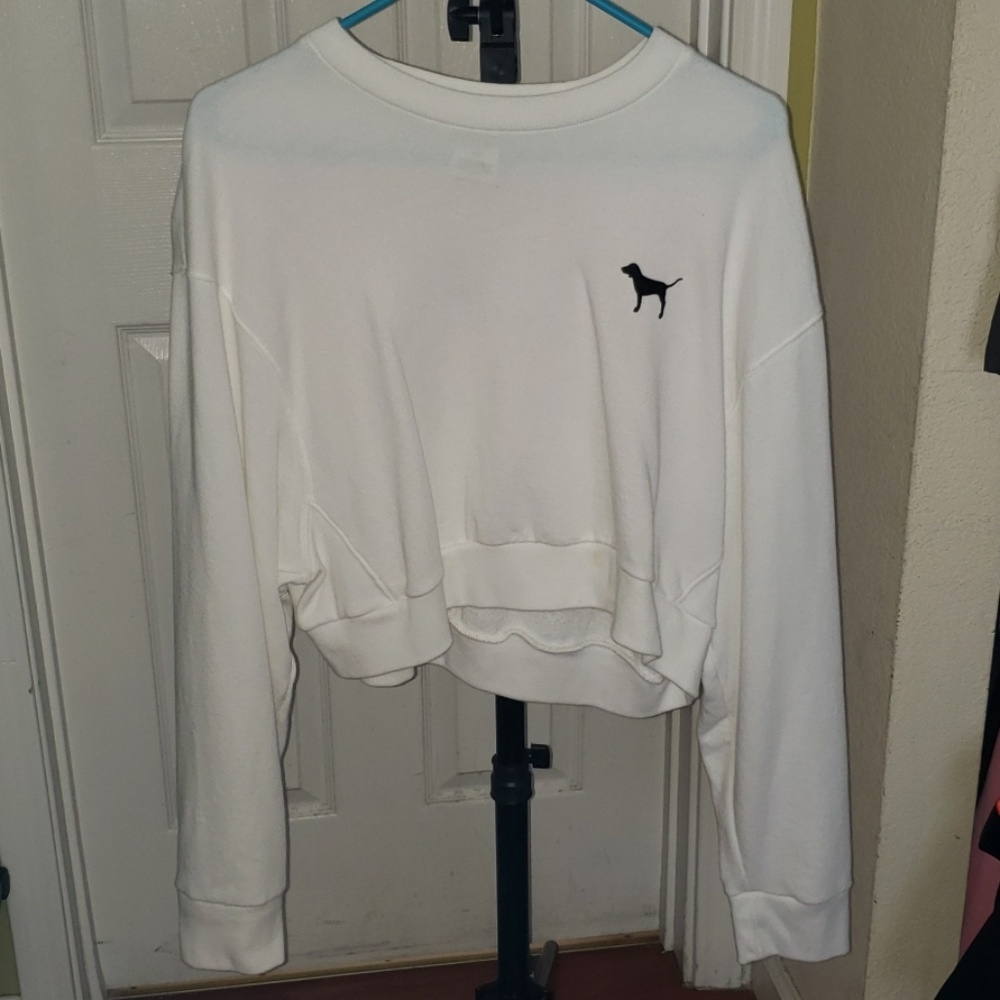 PINK VS cropped sweater